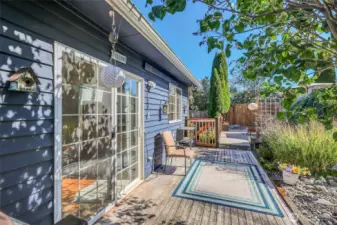 Step out onto the deck and enjoy fresh air living.