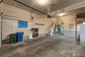 Downstairs you will find your attached, oversized 2-car garage. This is RARE in Tacoma.