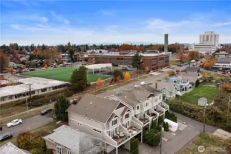 Close to many local hospitals, with the Bezos Academy just behind you.