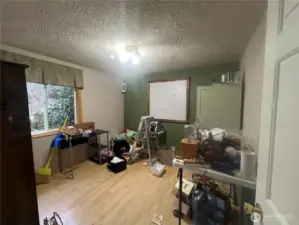 main floor office there is also a main floor 1/2 bath