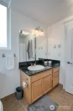 Bathroom vanity.