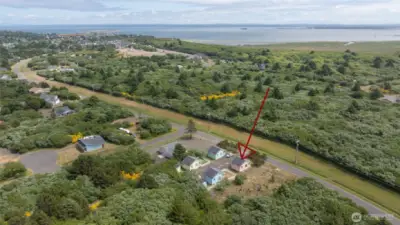 To the East along Marine View Drive, Oyhut Bay Seaside Village is just down the road!