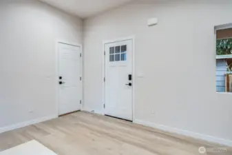 Entryway + Garage Entrance