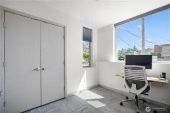 (Lower Lvl) BR1- staged as an office