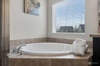 Watch the sunset from your own soaking tub