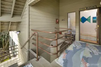 Stair entrance