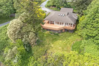 Plenty of privacy is created around the home with mature landscaping.