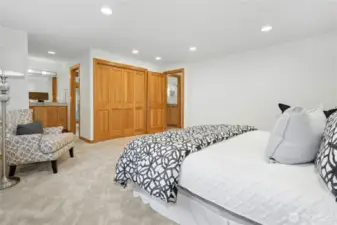 Dual closets in Primary Bedroom plus En Suite.
