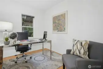 Dedicated office on lower level