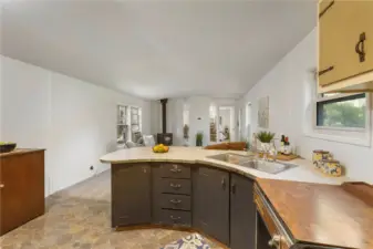 Bake apple pies or can pears from fruit trees in your own yard.