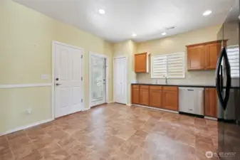Left door leads to 2 car garage