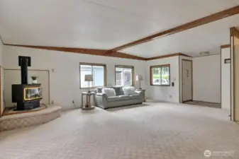 As you enter the home you are greeted by a light and bright living room with plenty of room for flexible seating options.