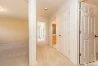 Hallway from Main Living areas to Bedrooms