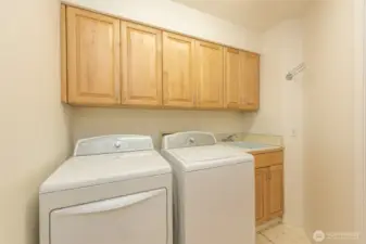 Laundry with Utility Sink (Inside the Home)