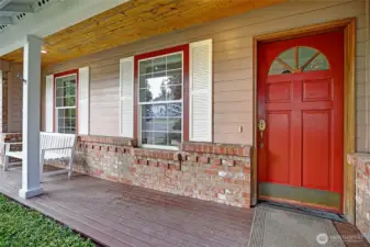 Welcoming Covered Front Porch~