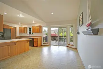 Open Dining Area Flows to Outdoors~