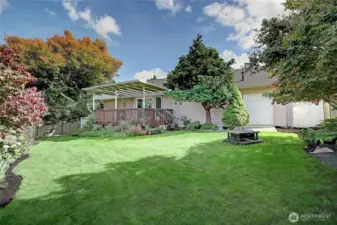 Gorgeous, Fenced and Private Backyard~