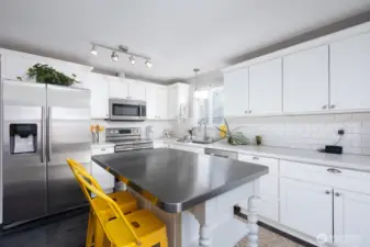 Kitchen island.