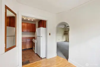 Dining Room just off of Kitchen and Living Room