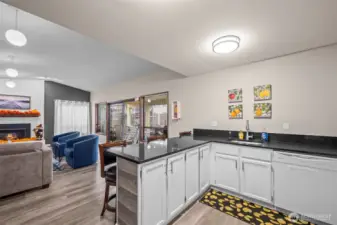 The Clubhouse can be reserved for your entertaining needs.