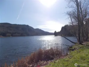 Swofford pond more of a small lake, nature abounds