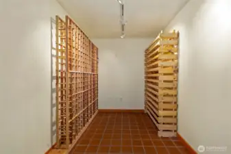 Wine storage in garage