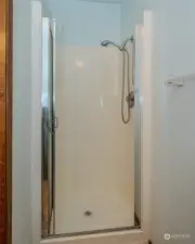 Shower in main bathroom