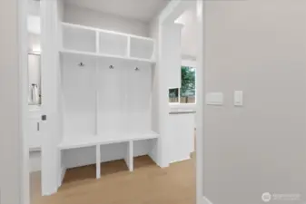 Main Level: Mudroom / Garage Entry