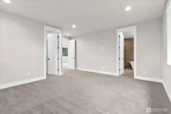 Upper Level: Primary Suite Bedroom