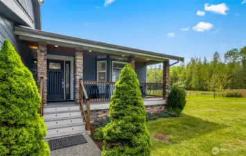 Front porch main entry