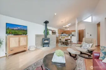 View from Living to Kitchen
