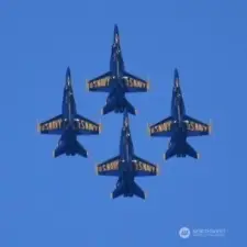 Blue Angel photos taken from the deck