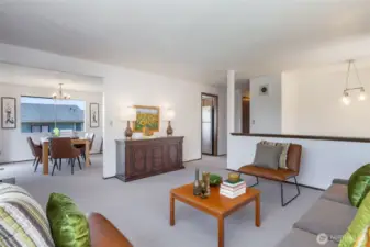 Living Room and Dining Room