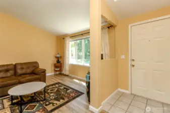 Front entry to home.
