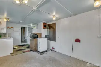 Main house living area towards kitchen