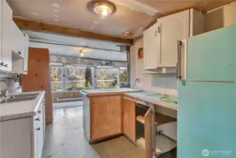 Cottage home kitchen