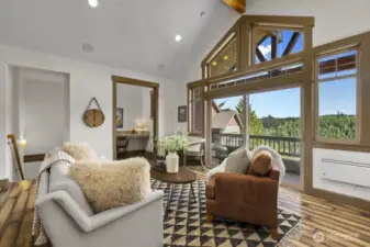 Come on up—let’s see what the upstairs living space has to offer.