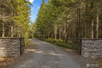 Security and seclusion go hand in hand here: the community is gated, and the property is too.