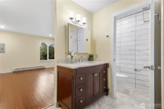 Updated 3/4 Bath