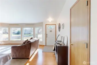 Entry with coat closet