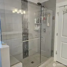 Shower in the master bedroom.