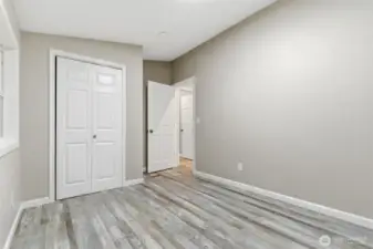 Full bonus room with storage closet.