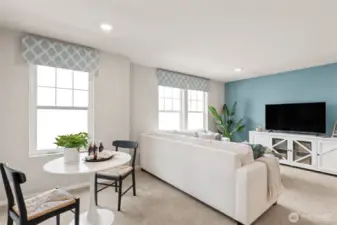 Photo rendering is representational. Actual home is under construction and finishes, elevation, and paint colors may vary. See site agent for details.