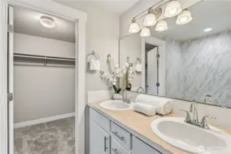 All newer faucets and hardware throughout the home.