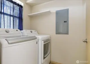 Laundry room.
