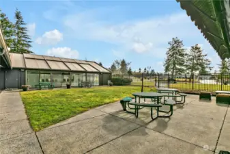 Outdoor courtyard