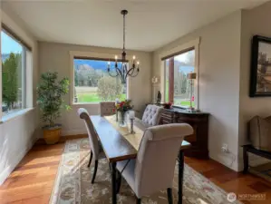 Dining Room with picture perfect views.