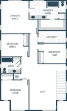 Image is a rendering. Photographs are for illustrative purposes only. Features, finishes, interior/exterior colors, landscaping and floorplan shown may vary from actual homes built.