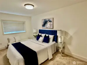 spacious bedroom