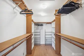 Large walk-in closet